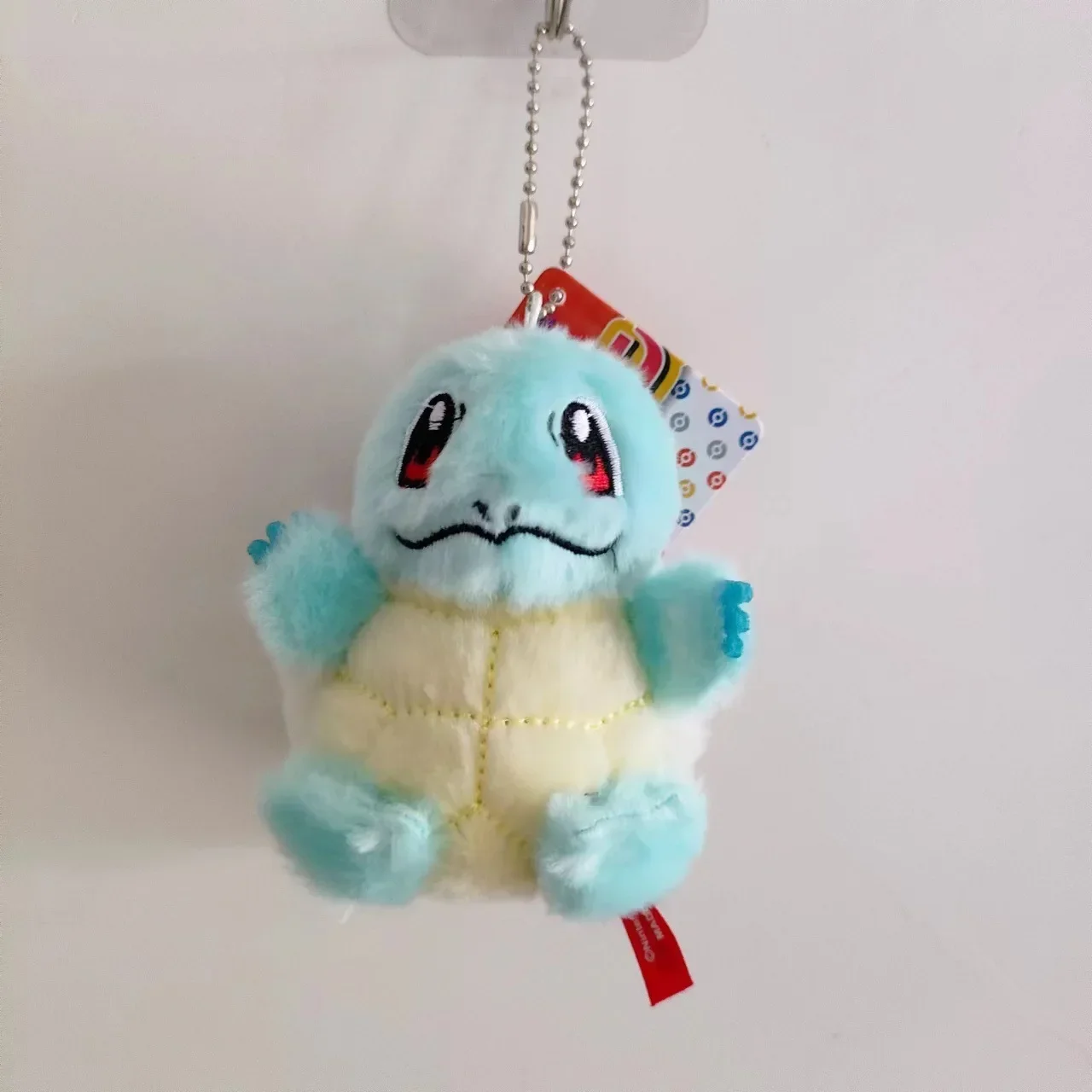 Llavero colgante de peluche Squirtle de 12cm, muñeco de peluche suave, regalo de Navidad, 10 unidades por lote