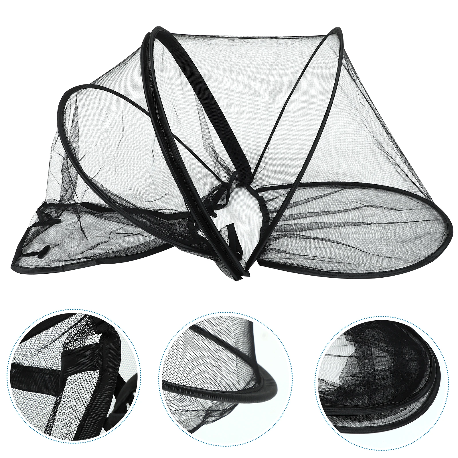 

1pc Sunscreen Mosquito Net Baby Protective Pram Cover Cradle Mesh Stroller Durable Polyester Anti UV Windproof Dustproof Insect
