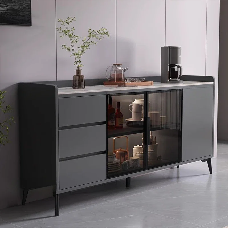 

Каменная пластина из цельного дерева, сервант, скандинавский многофункциональный шкаф-витрина для гостиной, кухонная мебель Muebles Cocina FYSC