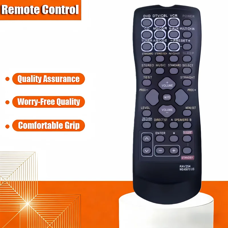 

RAV254 WE45870 US Replace Remote Control fit for Yamaha AV Receiver RX-V350 HTR-5730 RX-V359 RXV350 HTR5730 RXV359