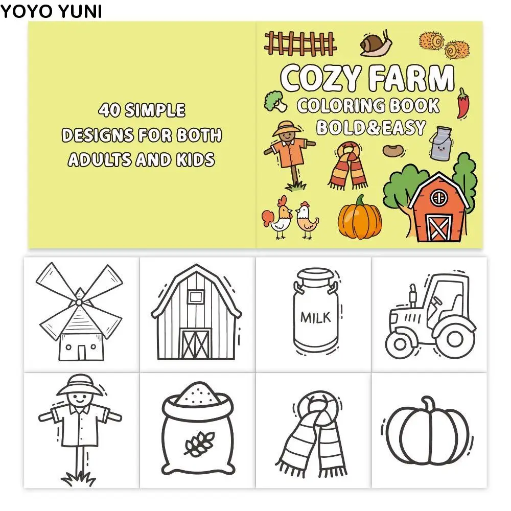 كتاب تلوين فواكه صغير للطعام لعبة مونتيسوري كتاب رسم بالألوان المائية الإبداعية كتاب ألوان تعبئة تعليمي مثير للاهتمام #1