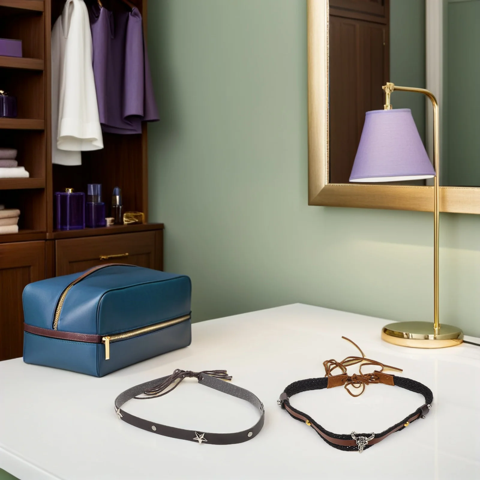 

5Pcs Vintage Bohemian Hat Bands Ethnic Style Strap for Straw Fedora Cowboy Hats Adjustable Decorative Band Beach Outdoor