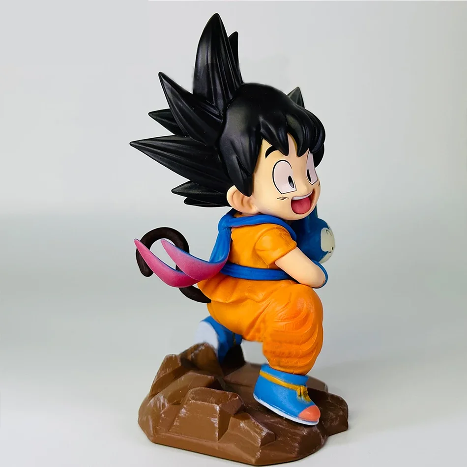 Kawaii Dragon Ball Mini Son Goku Figure Toys 10cm Cute Goku Embrace Pura PVC Collectible Model Dolls Birthday Gifts For Kids