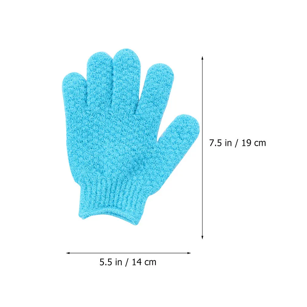 8 قطعة قفازات التقشير للجسم حمام إزالة الجلد الميت دائم مريح التنظيف العميق دش أجهزة غسيل للرجال والنساء