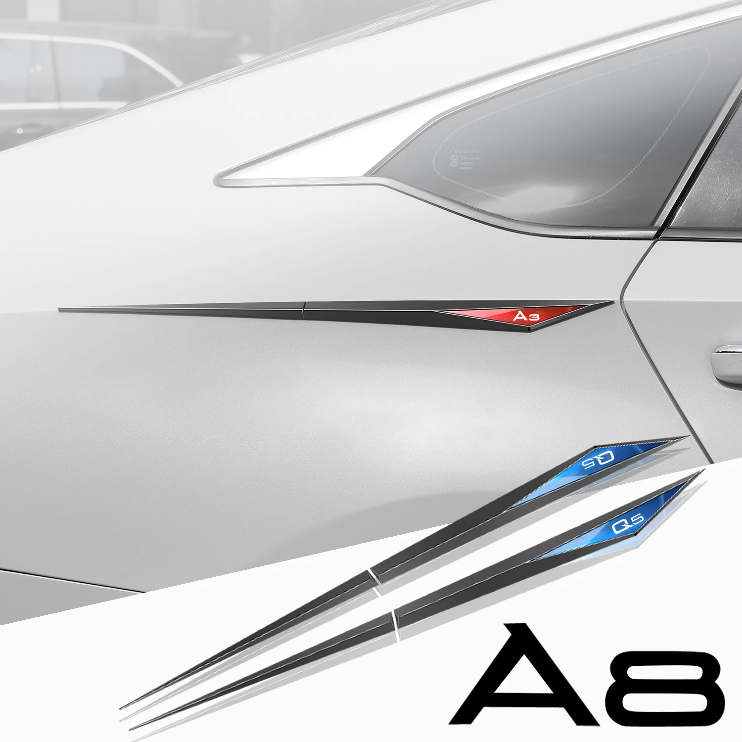 

2 шт., автомобильные наклейки из ТПУ для audi a4 b6 b7 b9 a3 8l 8p 8v q3 a7 a4 b8 a6 c6 4f c7 a5 q8 a7 a8