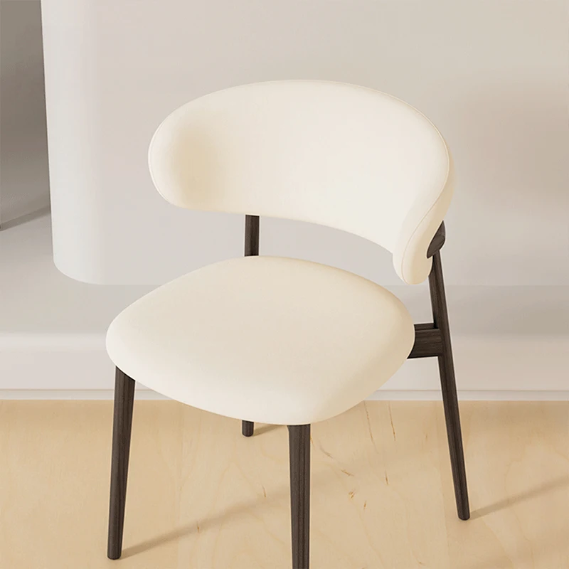 

C-shaped Backrest Chair Cover Solid Color Elastic Removable Split Wood Chair Slipcovers Home Decoration Dustproof Seat Protector