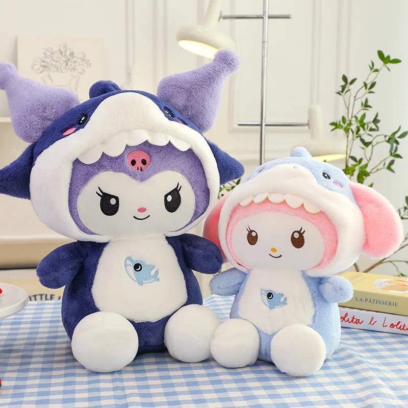 

Sanrio Hello Kitty Anime Kuromi Melody Cartoon Cute Plush Stuffed Toys Soft Pillow Plushies Keyring Doll Birthday Gifts For Girl