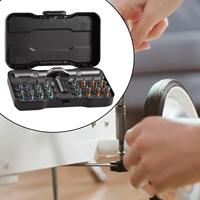 24 in 1 Ratchet Screwdriver Set with Storage Box Multipurpose Professional Sturdy Convenient Portable Repair Tool Household Tool