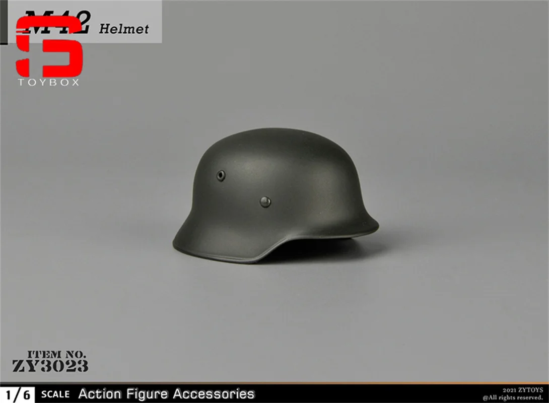 ZYTOYS ZY3022 ZY3023 1/6 WWII German M35 M42 Metal Helmet Soldier Accessories Fit 12\'\' Action Figure Body Dolls