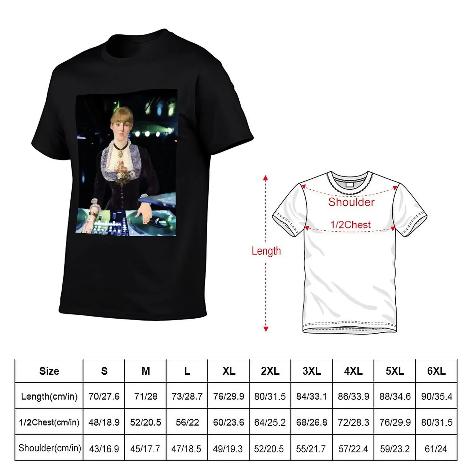 A DJ at the Folies-Bergère T-Shirt graphic t shirt vintage plus size clothes compression shirt men