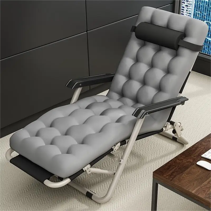 المنزل الحديث الشاطئ كرسي قابل للطي المحمولة أكسفورد النسيج القيلولة قيلولة السرير دائم كرسي مريح لكبار السن لحديقة شرفة الترفيه #5