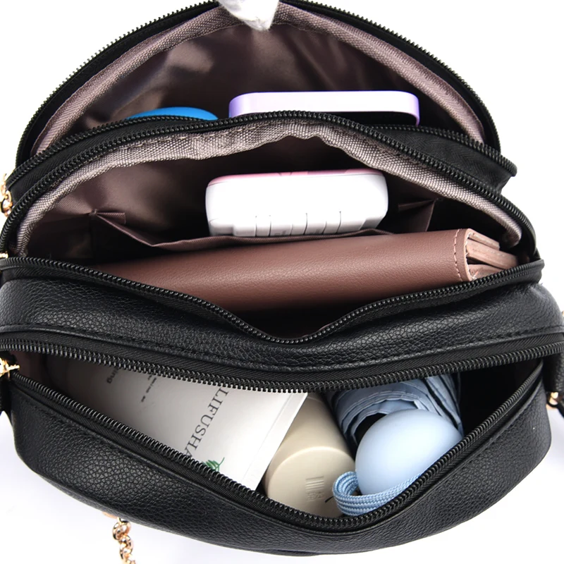 Genuine Luxury 3 layers Handbags Women Bags Designer HIgh Quality Leather Crossbody Bags for Women 2024 Shoulder Bag Sac A Main