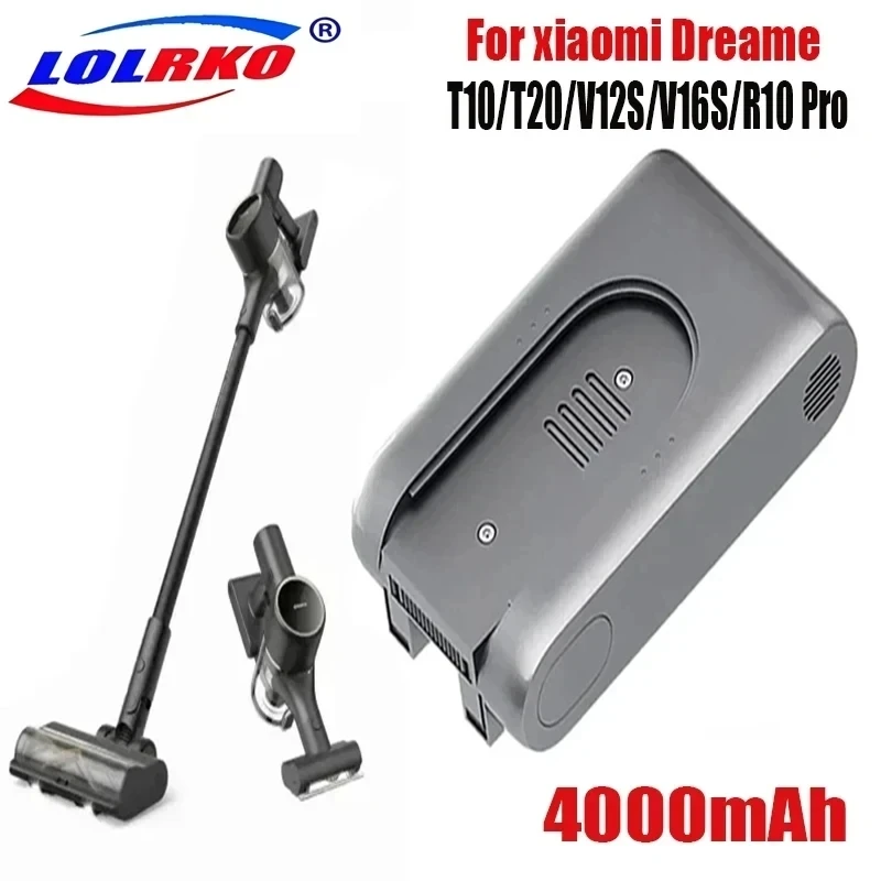 

25.2V 5000mAh Replacement Rechargeable Li-ion Battery Pack For Dreame T20 T10 V16S Handheld Wireless Vacuum Cleaner Accessories