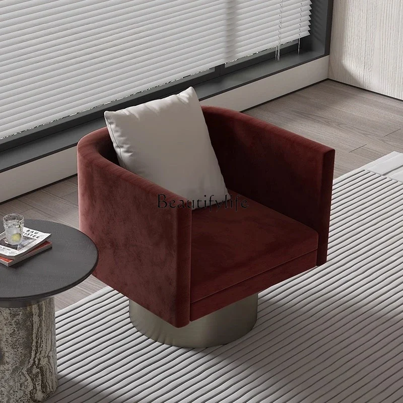 

yj5 Single Sofa Chair Light Luxury Modern Minimalist Fabric Leisure Chair