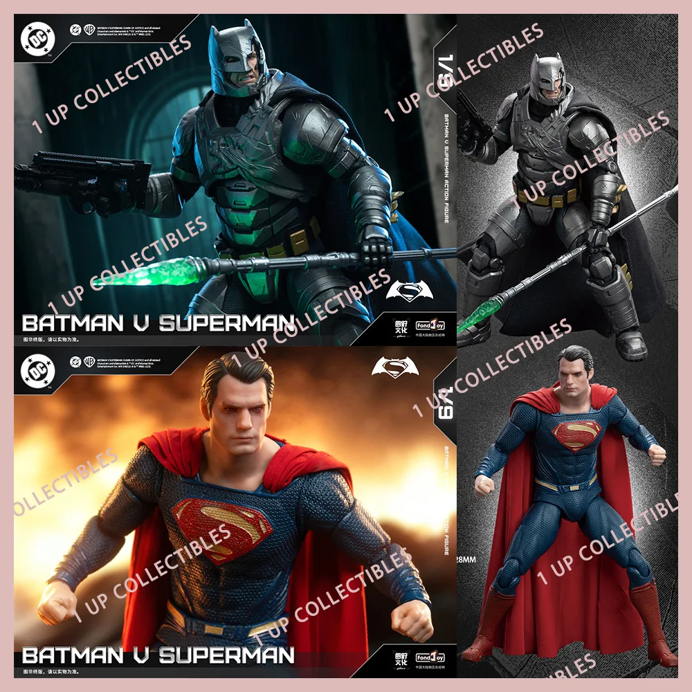 

Fondjoy BVS Figure Set Armored Batman Battle Damaged Superman Action Figure 1/9 Batman V Superman Dawn of Justice DC Toys Gift