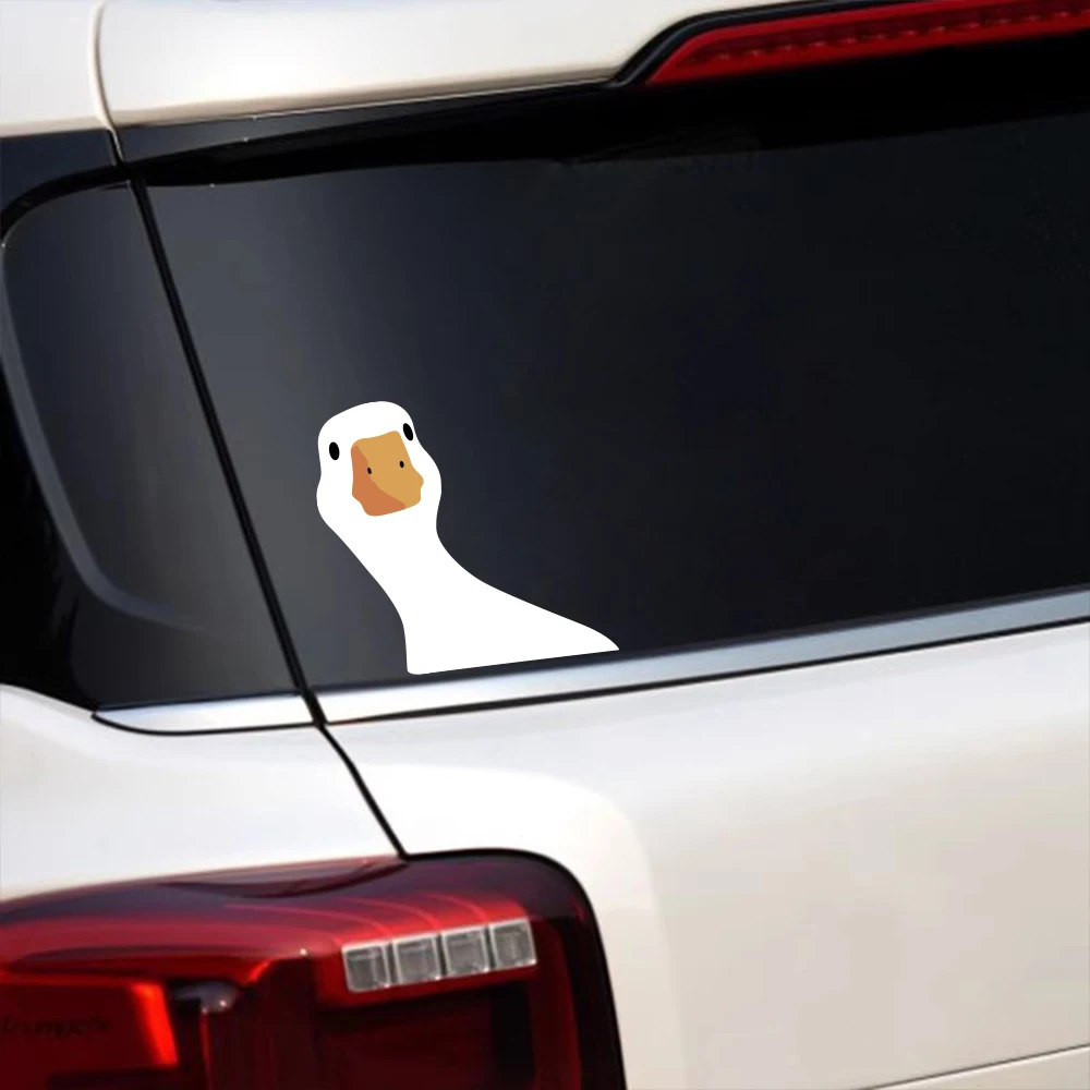 Cartoon Goose Game Creative Car Stickers Auto Whole Body Waterproof Styling Vinyl Film Color Decal Auto Exterior Accessories