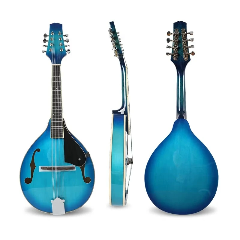 Handmade 8 String Mandolin, String Musical Instrument for Beginners