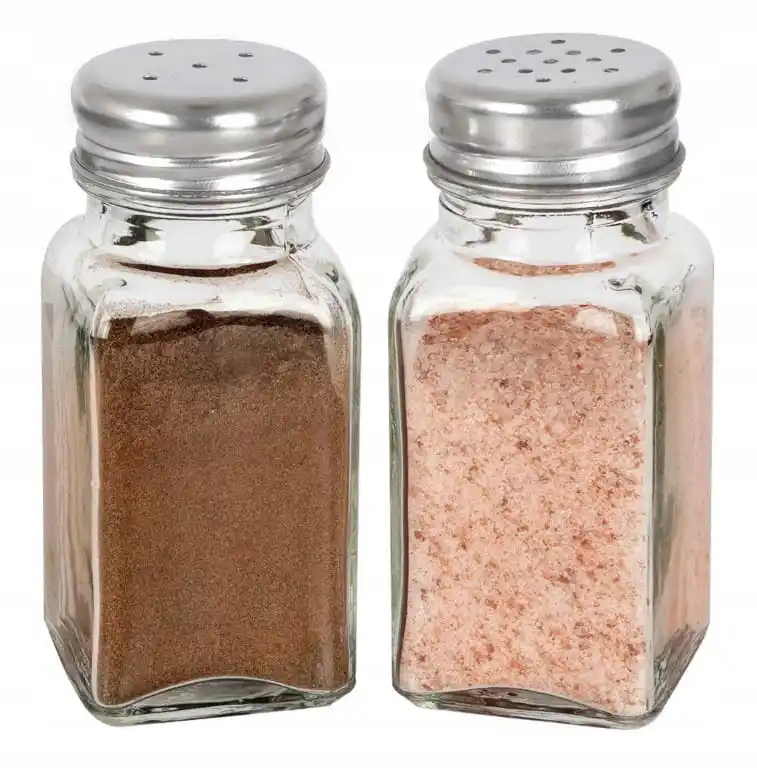 Set Di Saliere E Pepiere In Vetro Trasparente