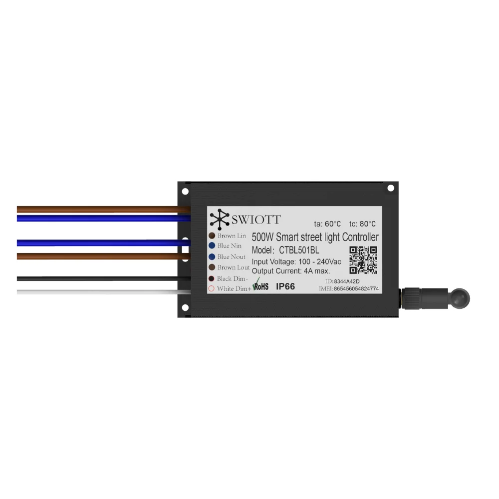 

CTWL501 DALI PWM Output 0-10V Dimming signal LoRaWAN Smart Led Light Control Intelligent Street Lamp Controller