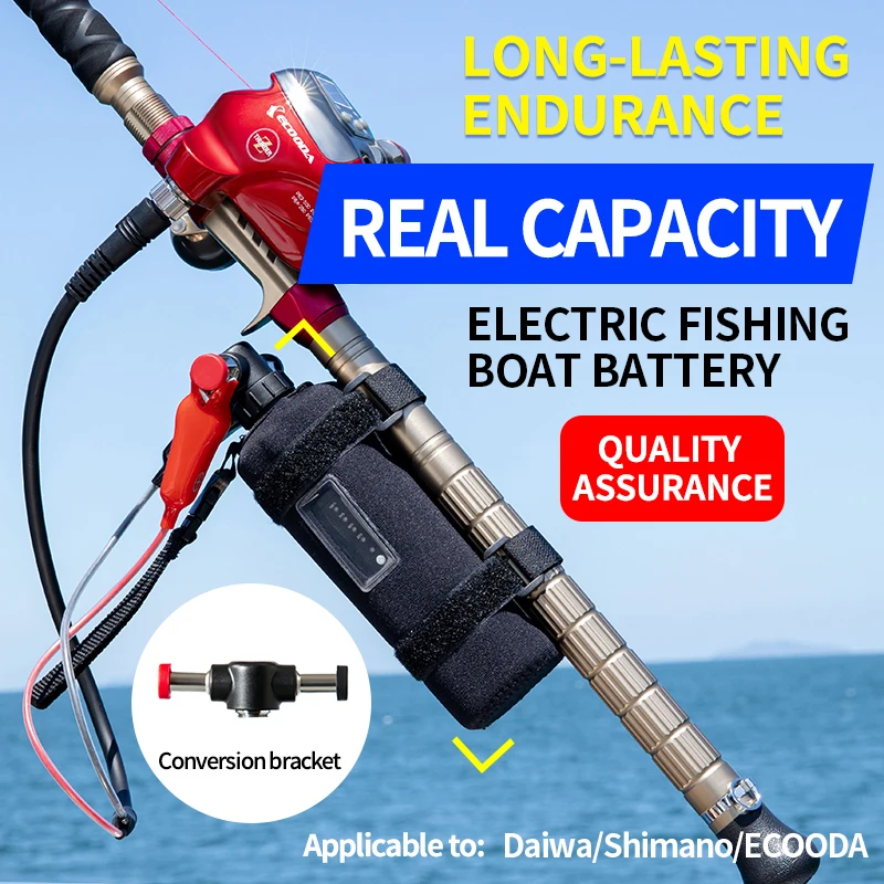 10000mah Sea Fishing Electric Reel for Daiaw  Shimano Battery 14.8V Fishing Reel Lithium Battery For SHIMANO DAIWA Droplet Whe