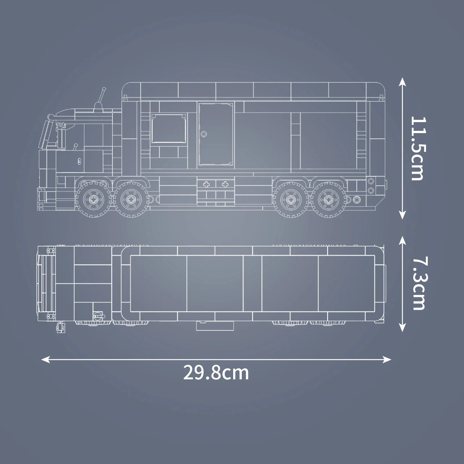 ชุดประกอบรถมินิแคมป์เปอร์ 24071 จำนวน 615 ชิ้น แบบจำลองรถบ้านขนาดกะทัดรัด พร้อมภายในที่ละเอียดอ่อน เหมาะสำหรับผู้ใหญ่และเด็ก ของขวัญ DIY
