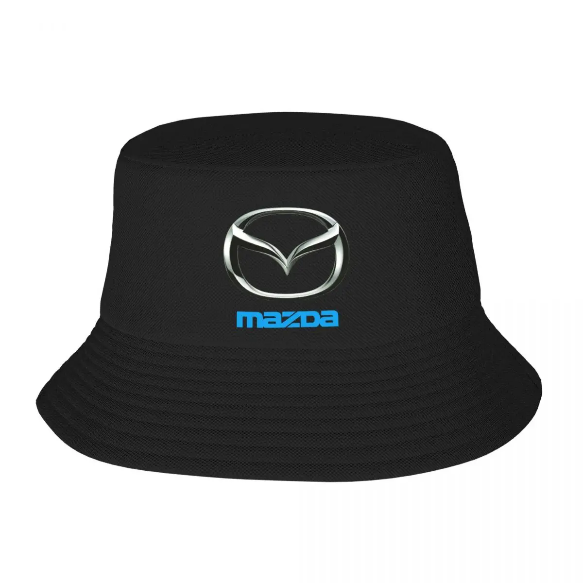 Blue Letter Mazda Bucket Hat Sun Beach Fisherman Caps Visor Caps