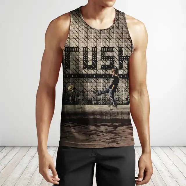 شعبية راش روك ثلاثية الأبعاد طباعة تانك القمم موضة الرجال النساء سترة رياضية أجهزة لياقة خارجية قمة المتضخم ملابس للرجال قمصان بلا أكمام