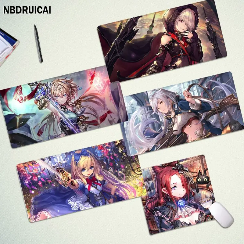 

Shadowverse New Keyboards Mat Rubber Gaming Mousepad Desk Mat Size For Big CSGO Game Desktop PC Laptop