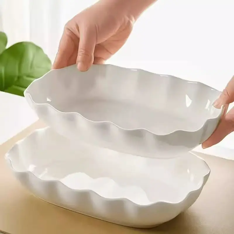 creative-ceramic-bowl-plate-set-deep-soup-plate-fruit-plate-fish-plate-home-use-dishware-round-shape-chinese-style-handmade