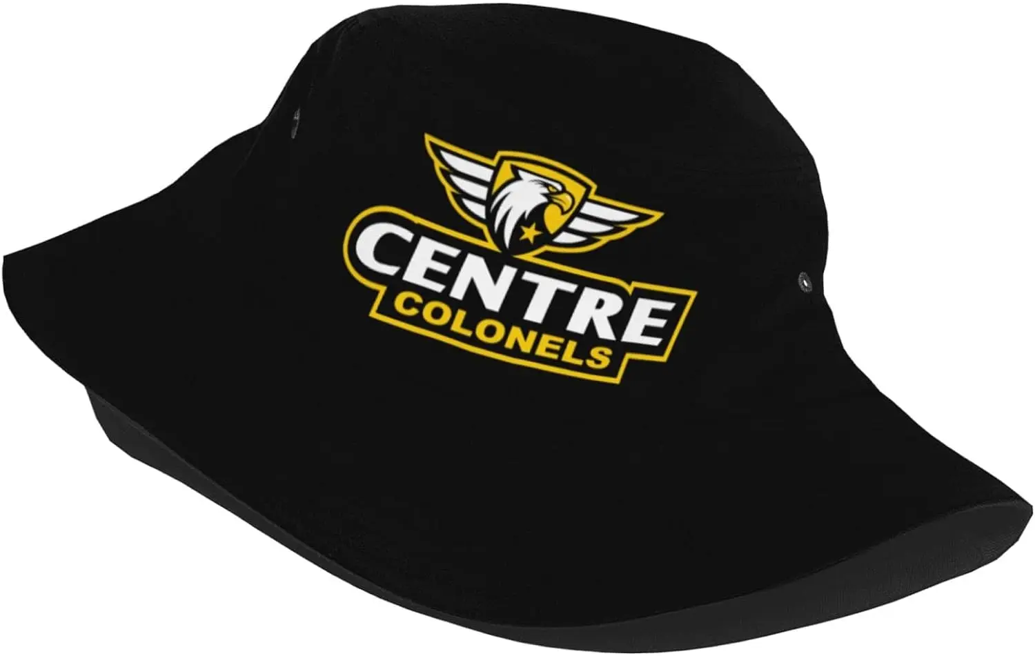 Centre College Logo Bucket Hats Fashion Sun Cap Packable Outdoor Fisherman Hat for Women and Men