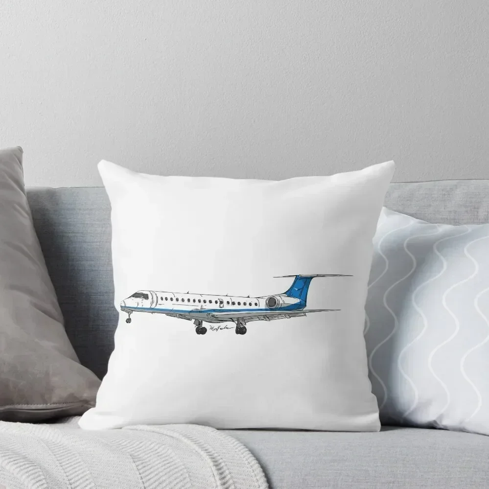 

Embraer ERJ 145 Jet Throw Pillow Cushions For Sofa anime girl Luxury Pillow Cover pillow