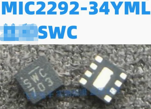 6PCS MIC2292-34YML SWC MLF-8 100% New original Chipset IC Electronic Component SMD