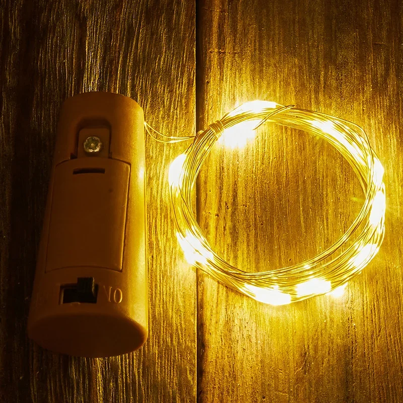 1/2/5/10 PCS Wine Bottle Stopper Fairy Light String Battery-powered Garland Lights Garden Party Christmas Decoration Lamp