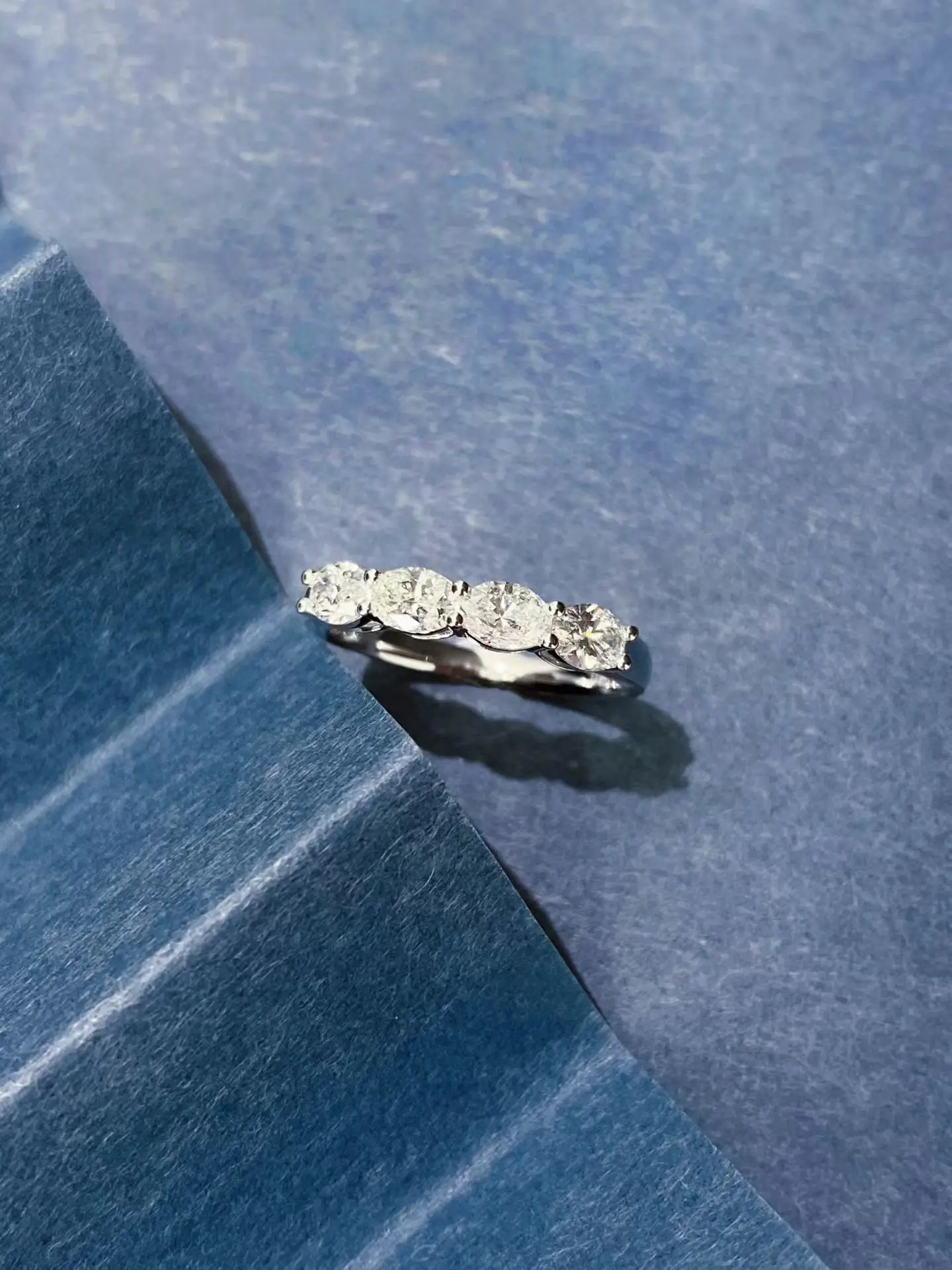 18K Solid Gold Marquise Diamond Eternity Ring with 0.75ct Lab-Grown Diamonds  Valentine's Day Gift, Fine Jewelry, Engagement Ri