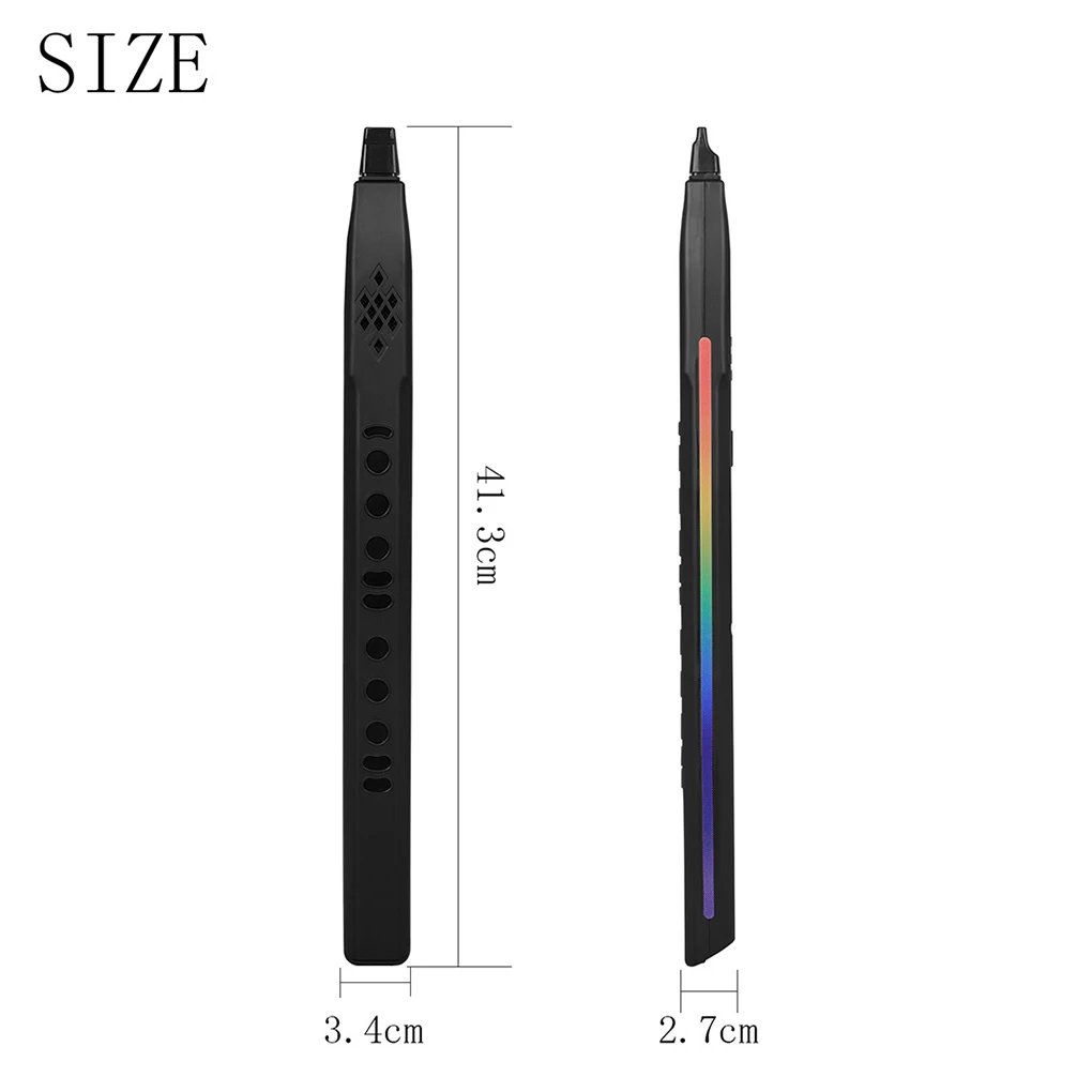 Instrumen Angin Digital Saksofon Elektronik Isi Ulang Instrumen Angin Elektronik 13 Nada Speaker Bawaan Pipa Tiup Listrik