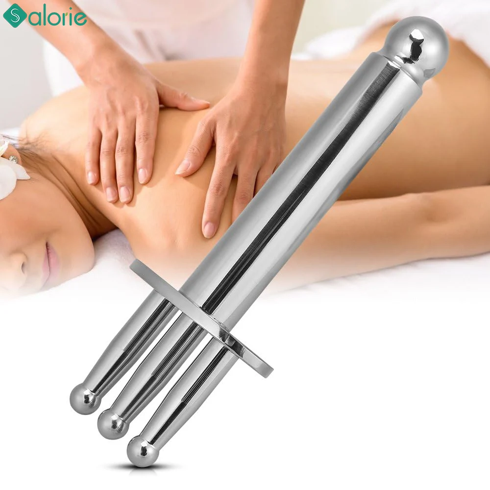 Magnetic Therapy Massage Pen 3 Forks Magnetotherapy Acid Discharge Stick 3-Fork Magnetotherapy Meridian Point Magnetic Massager