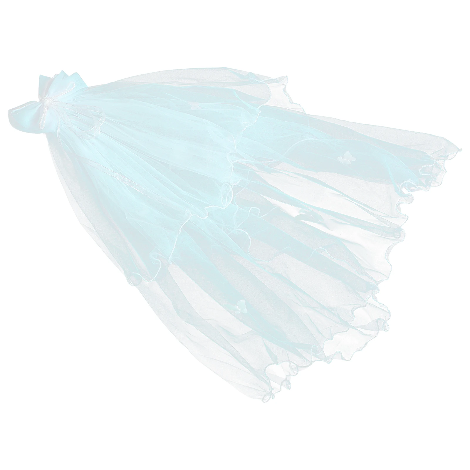 

Children Crown Veil Hair Clip Baby Girl Clips Bow Birthday Accessories Girls Toddler Hair Bows Elegant Soft Material