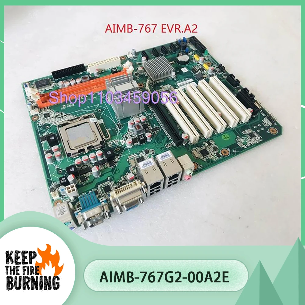 

AIMB-767G2 For Adv-antech Industrial Computer Motherboard Dual Network Port G41 5 PCI AIMB-767G2-00A2E AIMB-767