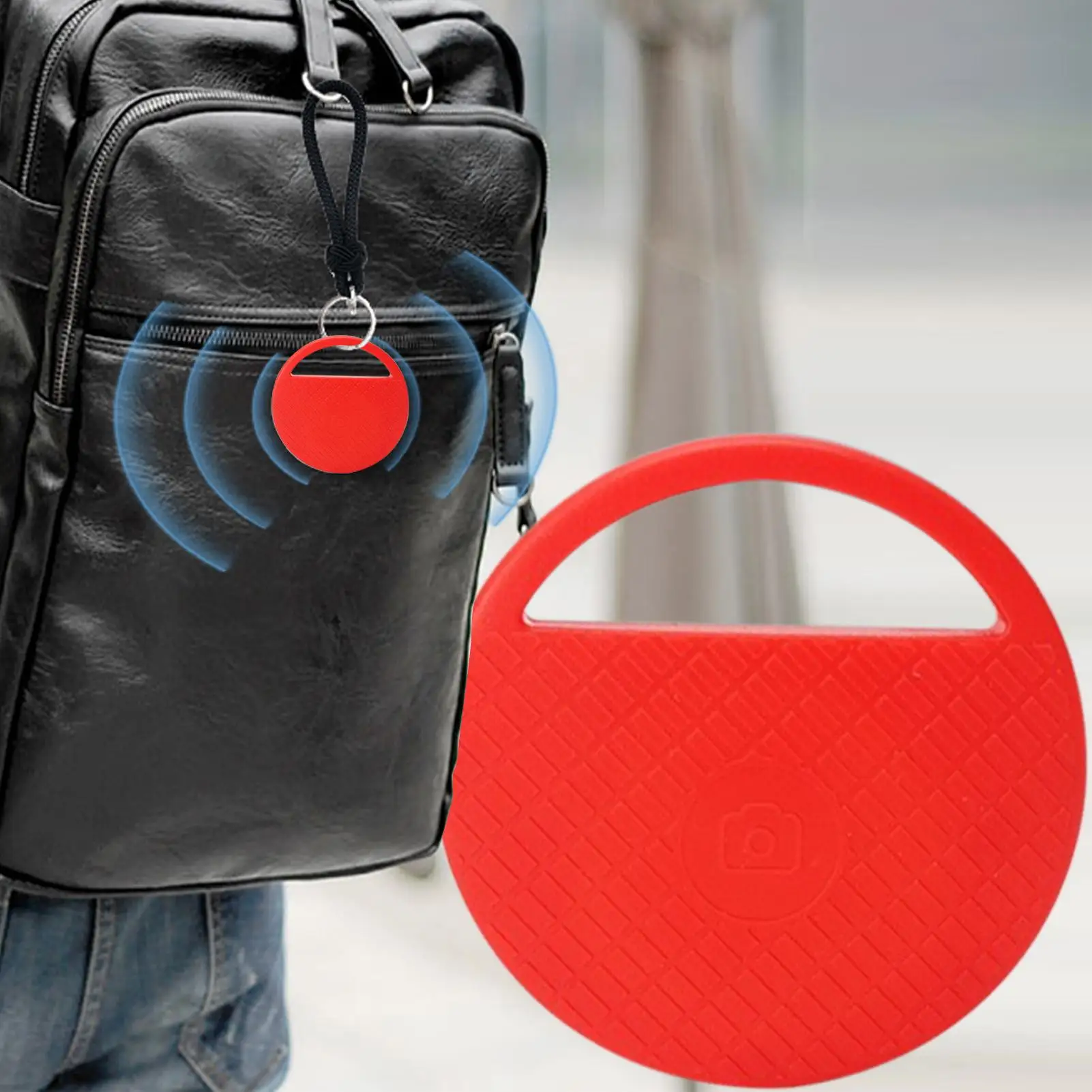 Localizzatore di oggetti Allarme bidirezionale Localizzatore di bagagli Localizzazione GPS Anti-perdita per bagagli Valigie Zaino Portafoglio Bambini Animali domestici Cane Gatto