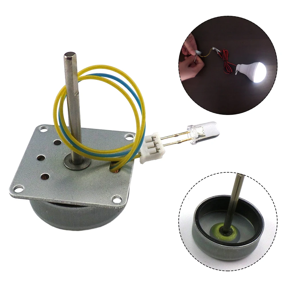 1pc Alternator Micro AC Wind Turbines Generator Mini Brushless Motor 3V-24v 0.1A-1A Power Tools 3-Phase Handheld Generator Set