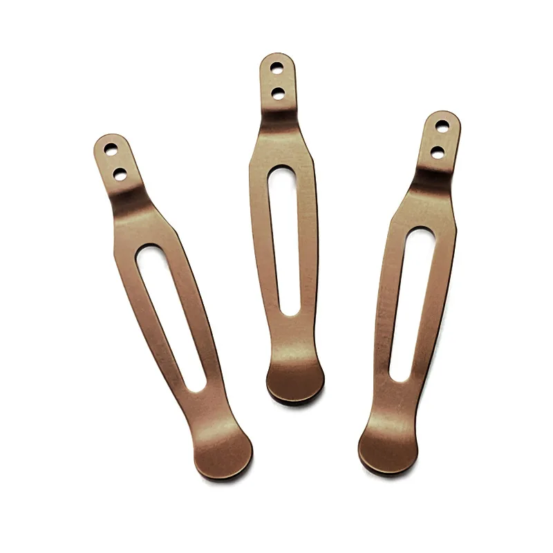 5 Colors CNC Titanium Knife Holey Clips Pocket Back Clamp For Rick Hinderer XM18 XM24 Zero Tolerance ZT0560 0055 0808 0095 0450