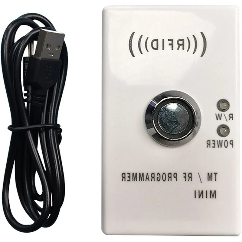 Smart Portable Ibutton 125Khz RFID Reader Writer For RW1990 DS1990A Programmer Key Token Duplicator Copier