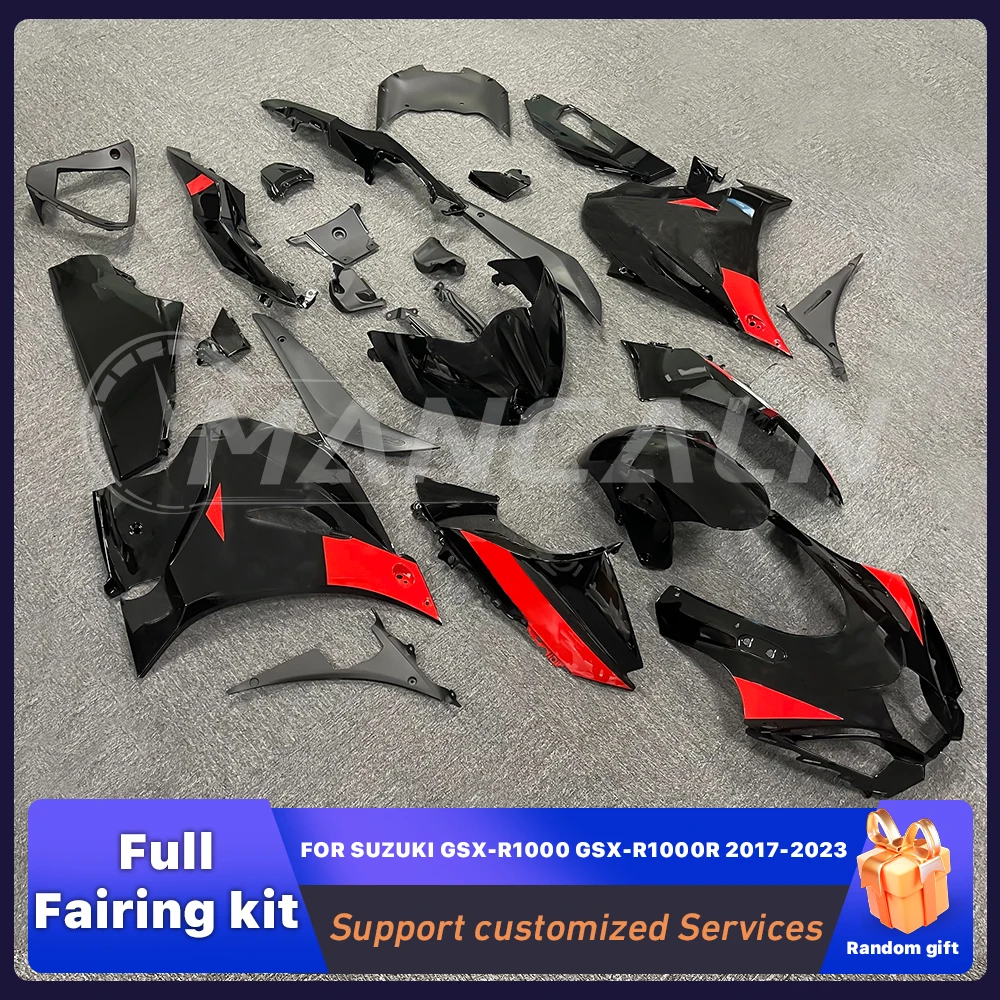 

Подходит для SUZUKI GSX-R1000 GSX-R1000R 2017-2023, обтекатель из АБС-пластика, комплект кузова, полная защита корпуса автомобиля, окрашенный кузов для мотоцикла на заказ