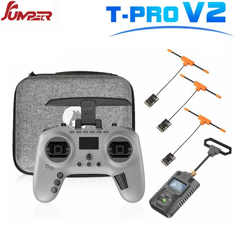 

Jumper T-Pro V2 ELRS 1000mW 30dBm JP4IN1 ELRS ExpressLRS Radio Control for Hall Gimbals Drones Airplane Multi-Protocol Flysky