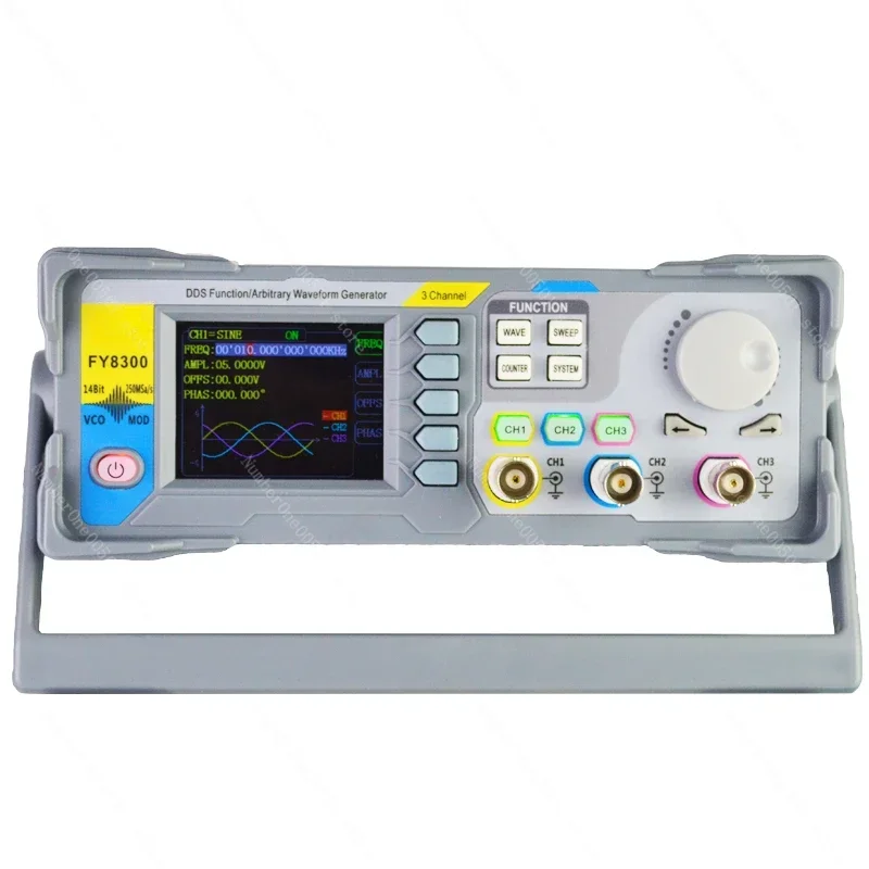 FY8300S 20M 40M 60M 3 Channel DDS Function Signal Arbitrary Waveform Generator 4-Channel TTL Frequency Sweeper Output Meter VCO