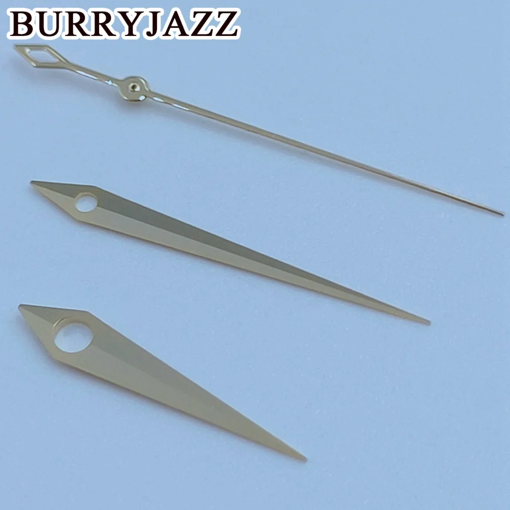 BURRYJAZZ-Aiguilles de Montre en Argent et Or Rose, Aiguilles de Pistolet, NH35, NH36, NH38, 7S26, 7S36, 4R35, 4R36