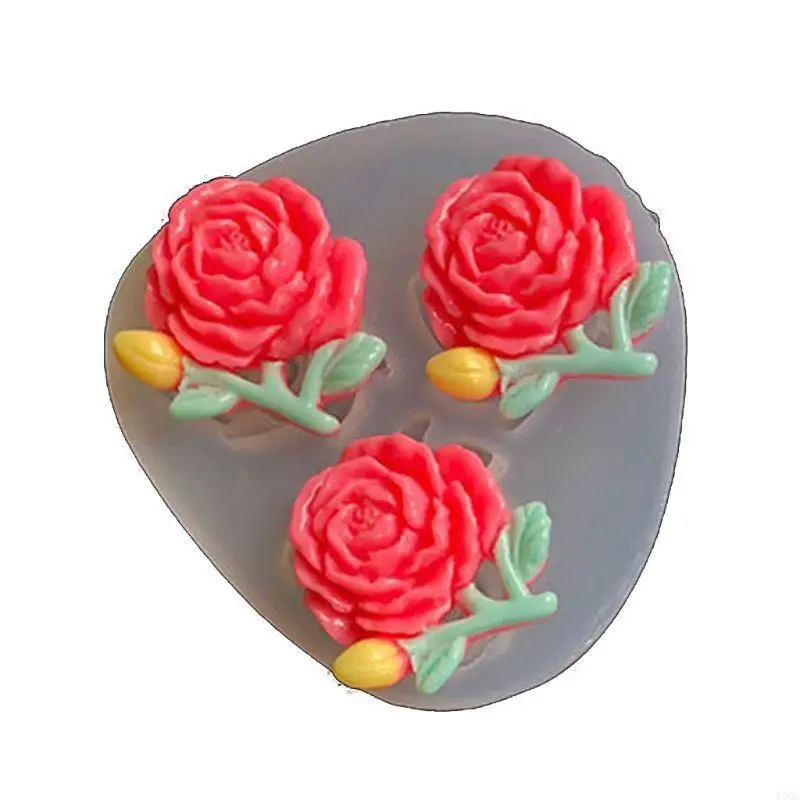 

Cuckoo Camellia Rose Flower Mold Decorative Silicone Mold Car Air Outlet Rose Flower Accessory Mold