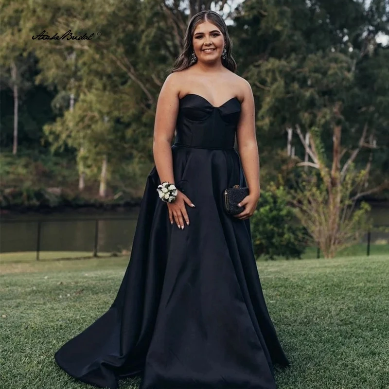 

Strapless Plus Size Women's Formal Dresss Elegant Plus Size Evening Dress A Line Long Prom Dress Wedding Party Dresses