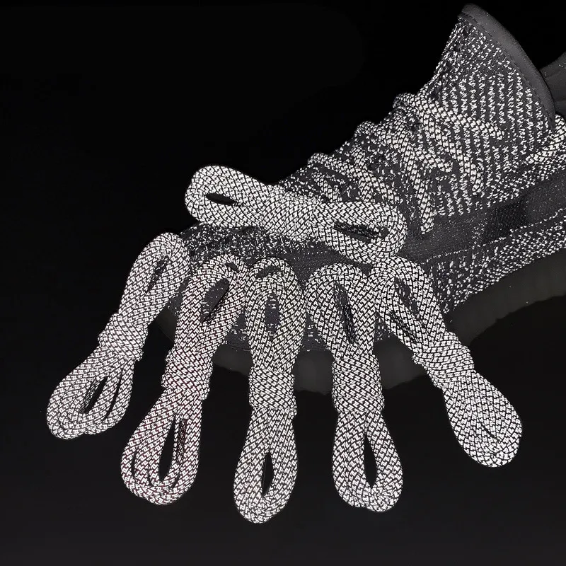 New Sneakers Shoe Laces 3M Reflective Laces 100/120/140/160CM Shoelaces 16 Colors Shoes Accesories for Women Shoes Lacets 1 Pair