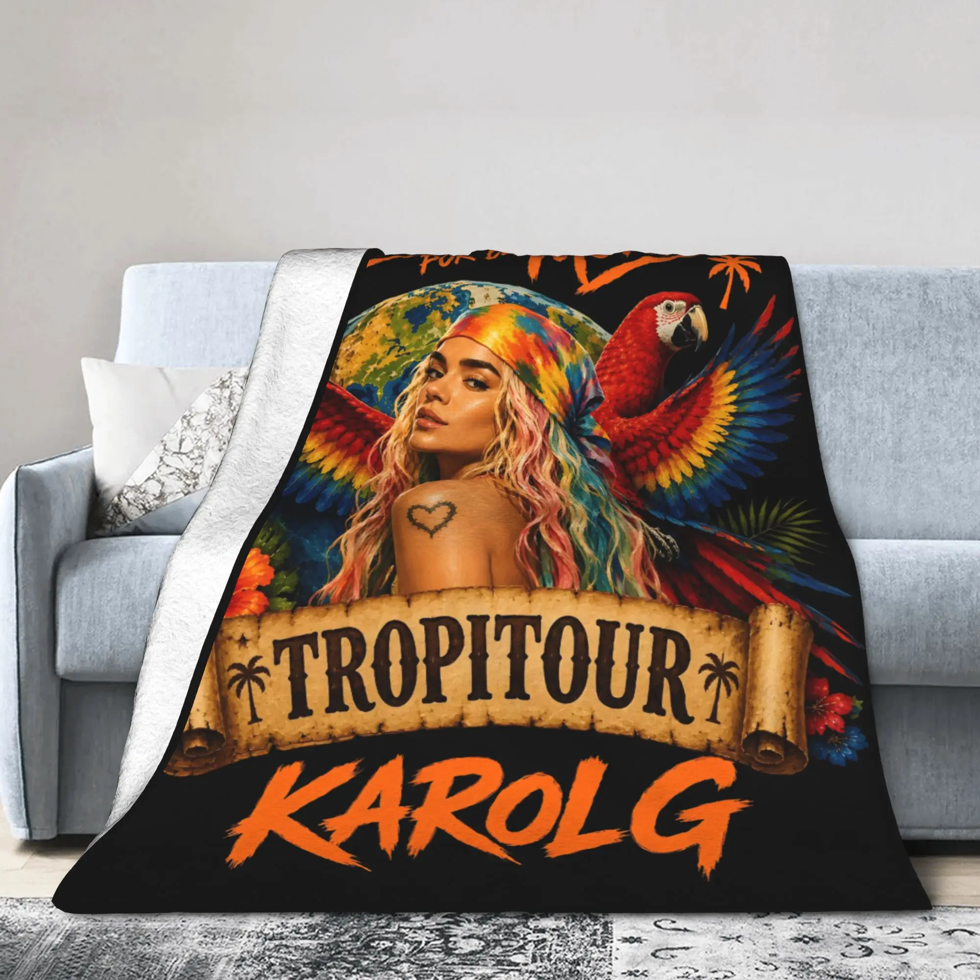 No Me Arrepiento De Sentir Tanto Karols G NMADST  Blankets Fleece  Relax Super Soft Throw Blankets for Bedding Plush Thin Quilt